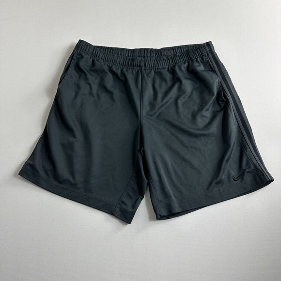 Nike Mens Basketball Shorts Gray‎ Size Large Athletic Gym Training Active - Picture 1 of 7